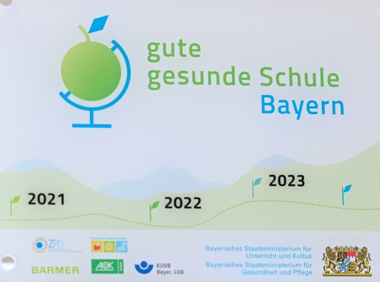 Gute gesunde Schule Bayern Logo 2023 Kalender